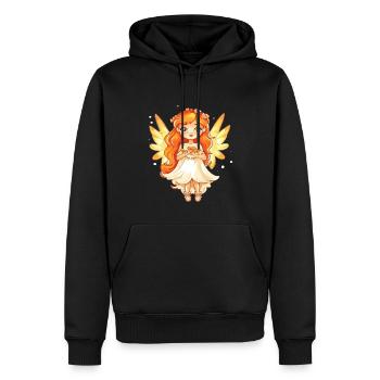 Fairy Angel Magical Angel Wings Enchanting - Men’s Premium Organic Hoodie - black - Front - Nico (187cm)