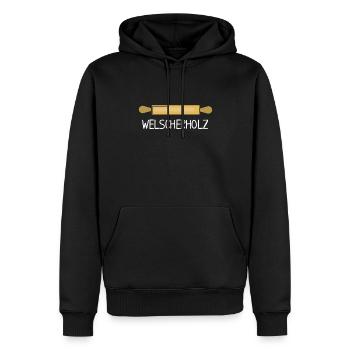 Welscherholz, Hesse, Hesse, dialecte hessois - Sweat à capuche Premium bio Homme - noir - Devant - Nico (187cm)