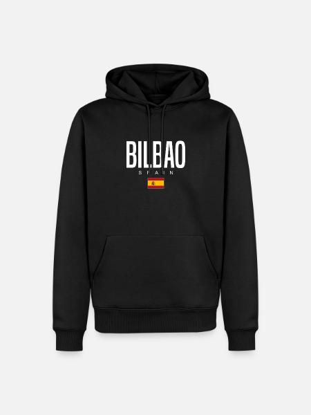 Bilbao Spain - Men’s Premium Organic Hoodie - black