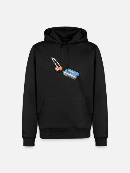 WALKMAN TPS-L2 - Herre Premium økologisk hoodie - sort