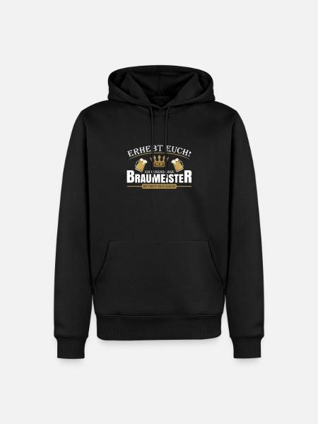 Braumeister - Männer Premium Bio Hoodie - Schwarz