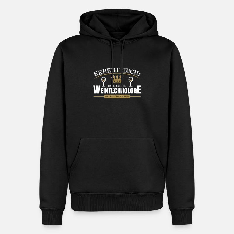 Weintechnologe - Männer Premium Bio Hoodie - Schwarz