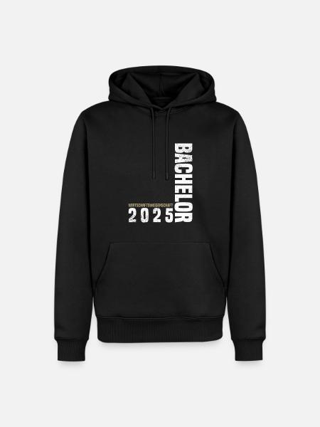 Bachelor Wirtschaftswissenschaft - Männer Premium Bio Hoodie - Schwarz