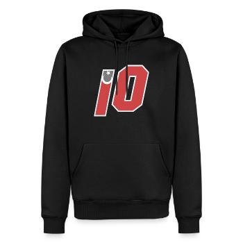 Balıkesir - Männer Premium Bio Hoodie - Schwarz - Vorne - Nico (187cm)