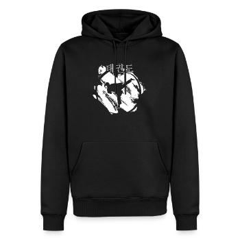 Allkampf Taekwondo-Girl TKD Tae-Kwon-Do Arts Martiaux - Sweat à capuche Premium bio Homme - noir - Devant - Nico (187cm)