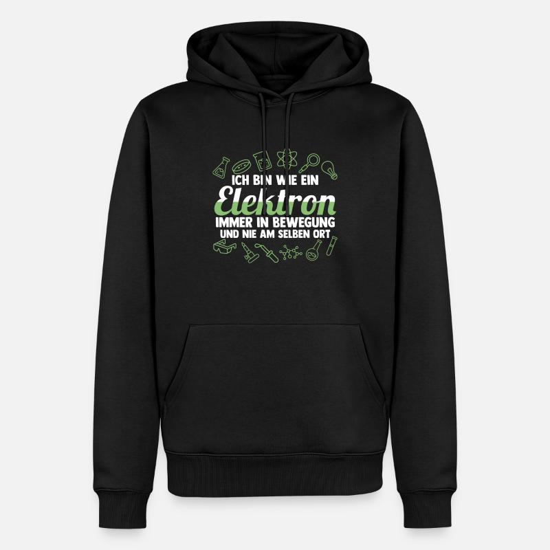 Chimiste Sciences Physique Chimie - Sweat à capuche Premium bio Homme - noir