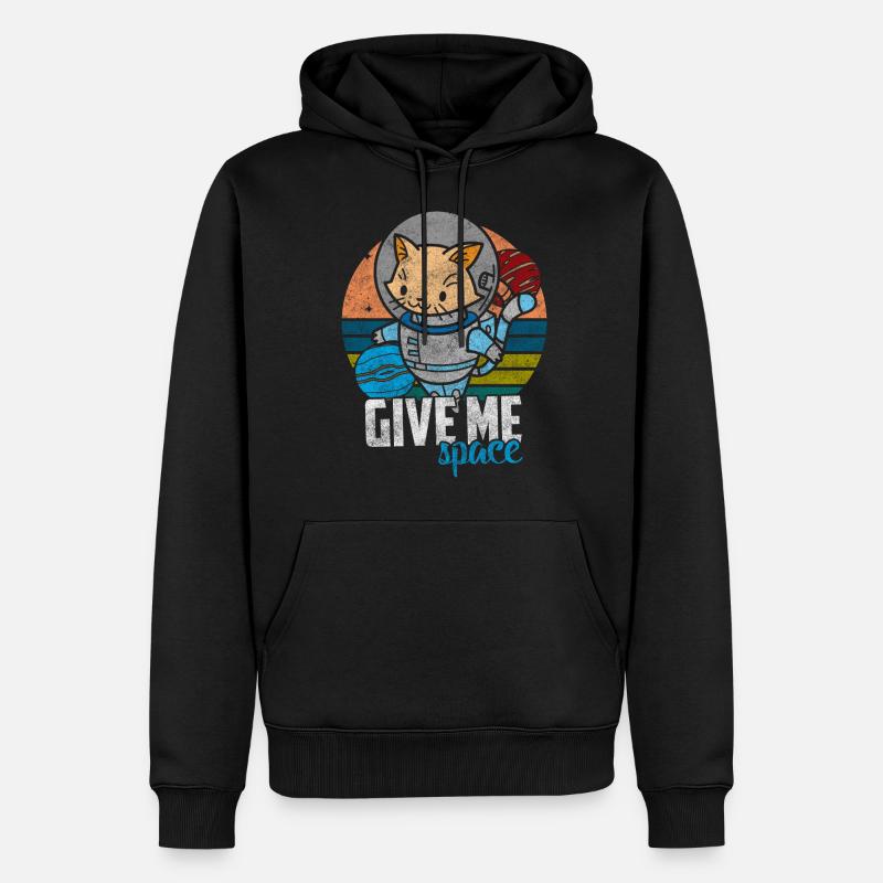 Chats Chat Maman - Sweat à capuche Premium bio Homme - noir
