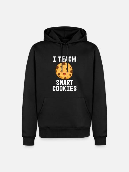 I Teach Smart Cookies - Men’s Premium Organic Hoodie - black