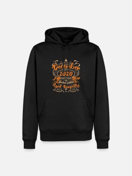 December 2020 | Limited Edition - Men’s Premium Organic Hoodie - black