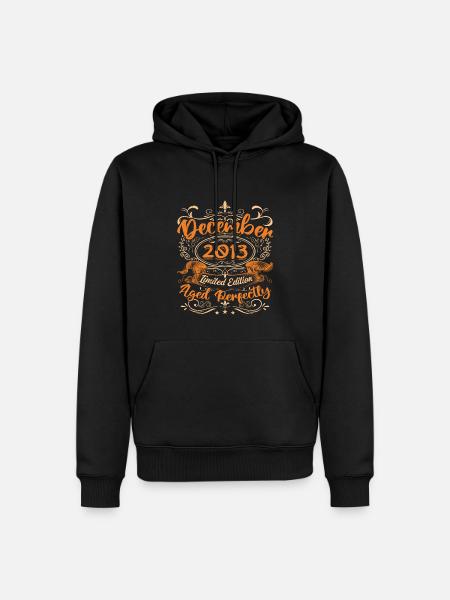 December 2013 | Limited Edition - Men’s Premium Organic Hoodie - black