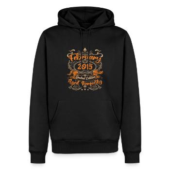 February 2015 | Aged Perfectly - Sweat à capuche Premium bio Homme - noir - Devant - Nico (187cm)