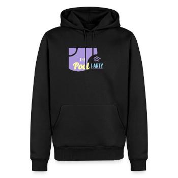 Pool Party Shirt - Männer Premium Bio Hoodie - Schwarz - Vorne - Nico (187cm)