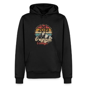 Original Vintage 2019 Limitierte Auflage 2019 - Männer Premium Bio Hoodie - Schwarz - Vorne - Nico (187cm)