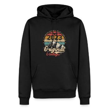 Original Vintage 2023 Limitierte Auflage 2023 - Männer Premium Bio Hoodie - Schwarz - Vorne - Nico (187cm)