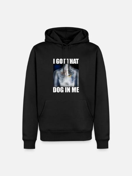 I Got that Dog in Me Xray Meme Funny - Men’s Premium Organic Hoodie - black