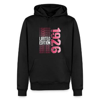 Limited Edition seit 1926 Geburtstag Vintage 1926 - Männer Premium Bio Hoodie - Schwarz - Vorne - Nico (187cm)
