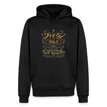 Juli 1965 Geburtstag Juli 1965 Geschenk 1965 - Männer Premium Bio Hoodie - Schwarz - Vorne - Nico (187cm)