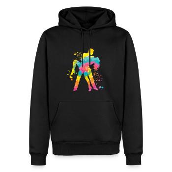 Salsero Und Salsera Salsa-festival - Männer Premium Bio Hoodie - Schwarz - Vorne - Nico (187cm)