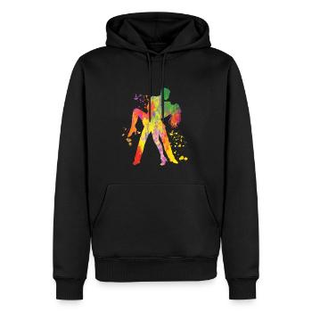Salsero Und Salsera Salsa-festival - Männer Premium Bio Hoodie - Schwarz - Vorne - Nico (187cm)