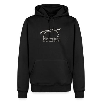 Küstenluft Ist Was Mich Ruft Ostriesische Inseln - Männer Premium Bio Hoodie - Schwarz - Vorne - Nico (187cm)