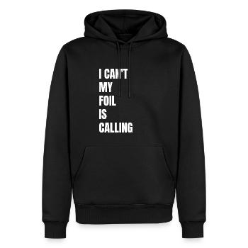 Wing Foil Wingsurfing Foil Wing - Männer Premium Bio Hoodie - Schwarz - Vorne - Nico (187cm)