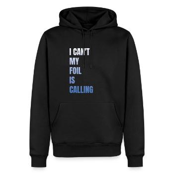 Wing Foil Wingsurfing Foil Wing - Männer Premium Bio Hoodie - Schwarz - Vorne - Nico (187cm)