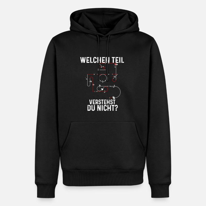 Kunstflug Aresti Figuren Rc Pilot - Männer Premium Bio Hoodie - Schwarz