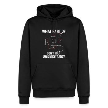 Verstehst Du Nicht Kunstflug Aresti Figuren - Männer Premium Bio Hoodie - Schwarz - Vorne - Nico (187cm)