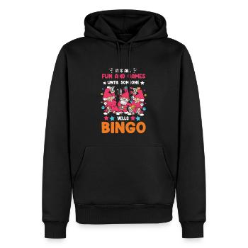 Fun and games at bingo - Men’s Premium Organic Hoodie - black - Front - Nico (187cm)