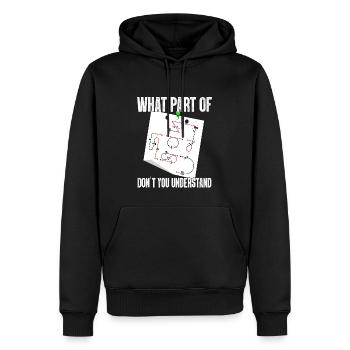 Verstehst Du Nicht Kunstflug Aresti Figuren - Männer Premium Bio Hoodie - Schwarz - Vorne - Nico (187cm)