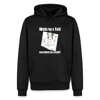 Kunstflug Aresti Figuren Rc Pilot - Männer Premium Bio Hoodie - Schwarz - Vorne - Nico (187cm)