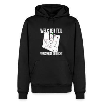 Kunstflug Aresti Figuren Rc Pilot - Männer Premium Bio Hoodie - Schwarz - Vorne - Nico (187cm)