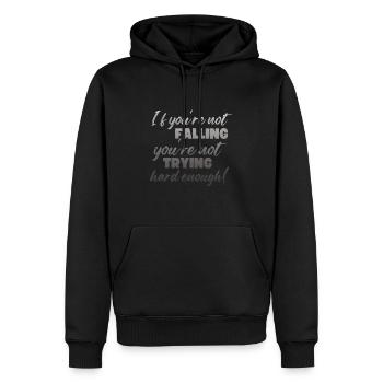 Wing Foil Wingsurfing Foil Wing - Männer Premium Bio Hoodie - Schwarz - Vorne - Nico (187cm)