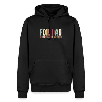 Foil Dad Wing Foil Wingsurfing Foil Wing - Männer Premium Bio Hoodie - Schwarz - Vorne - Nico (187cm)