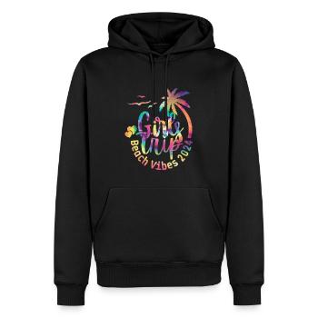 Girl Weekend Girls Trip Beach Vibes 2024 - Männer Premium Bio Hoodie - Schwarz - Vorne - Nico (187cm)