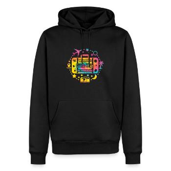 Girl Weekend Girls Trip In Progress - Männer Premium Bio Hoodie - Schwarz - Vorne - Nico (187cm)