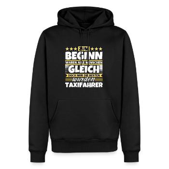 Zum Beginn gleich die besten wurden Taxifahrer - Männer Premium Bio Hoodie - Schwarz - Vorne - Nico (187cm)
