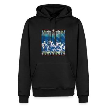 Ghostbusters Main Characters Ugly Xmas - Men’s Premium Organic Hoodie - black - Front - Nico (187cm)
