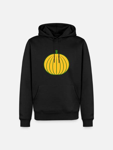 Fruit Humor Little Melon - Men’s Premium Organic Hoodie - black