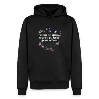 Kostüm, karneval,kein Kostüm, Konfetti - Männer Premium Bio Hoodie - Schwarz - Vorne - Nico (187cm)
