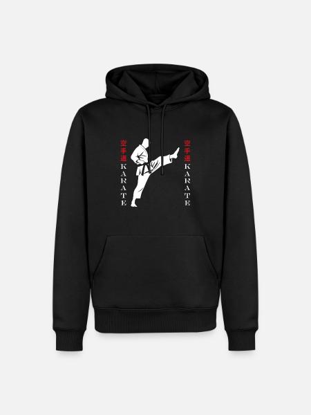 karate - Men’s Premium Organic Hoodie - black