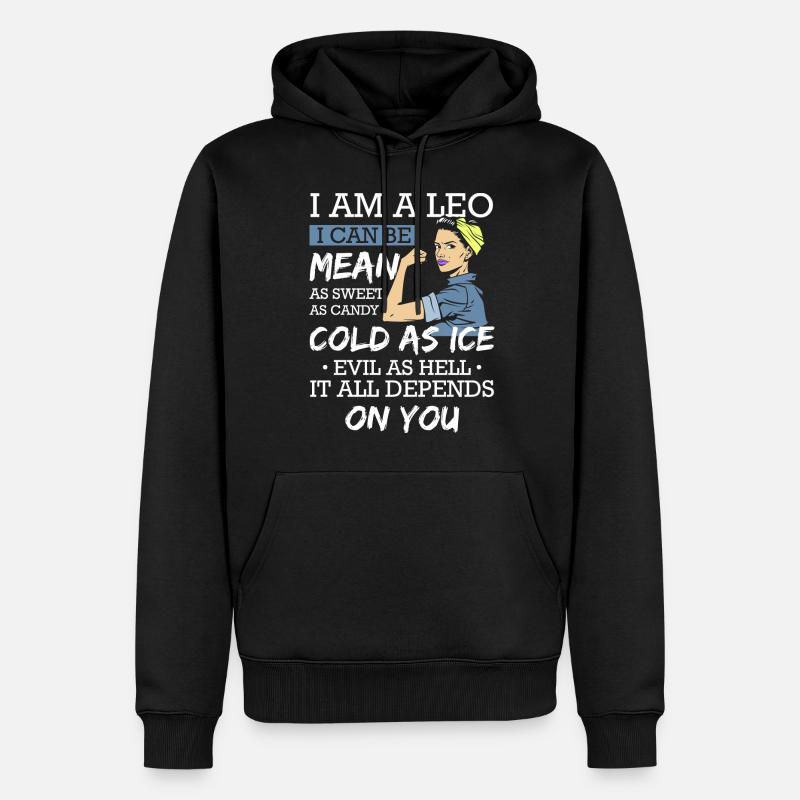Sternzeichen Astrologie Konstellation - Männer Premium Bio Hoodie - Schwarz