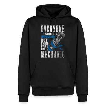 Car Craftsman Master Motor - Men’s Premium Organic Hoodie - black - Front - Nico (187cm)