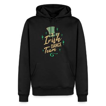 Irish Dance Team - Men’s Premium Organic Hoodie - black - Front - Nico (187cm)