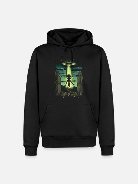 The Alien - Men’s Premium Organic Hoodie - black
