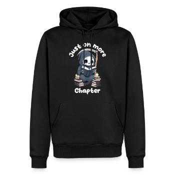 Cute Grim Reaper - Plus qu’un chapitre Halloween - Sweat à capuche Premium bio Homme - noir - Devant - Nico (187cm)