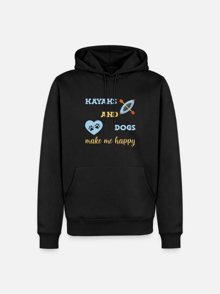 Kayak Kayaking - Men’s Premium Organic Hoodie - black