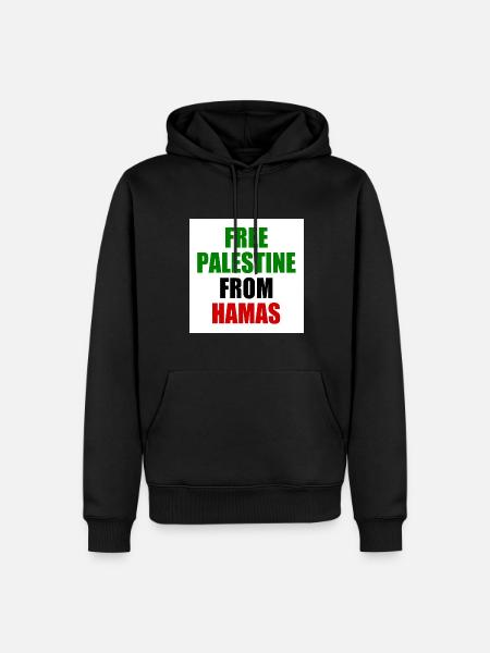 Free palestine - Men’s Premium Organic Hoodie - black