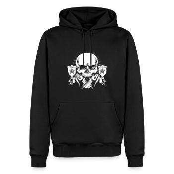 Maler und Lackierer - Männer Premium Bio Hoodie - Schwarz - Vorne - Nico (187cm)
