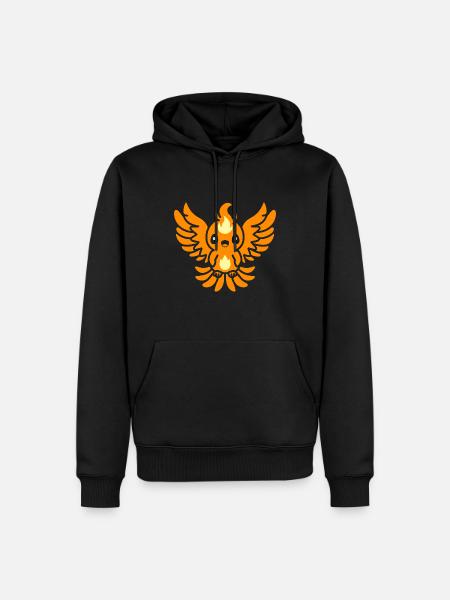 Phoenix - Men’s Premium Organic Hoodie - black